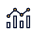 line graph chart icon